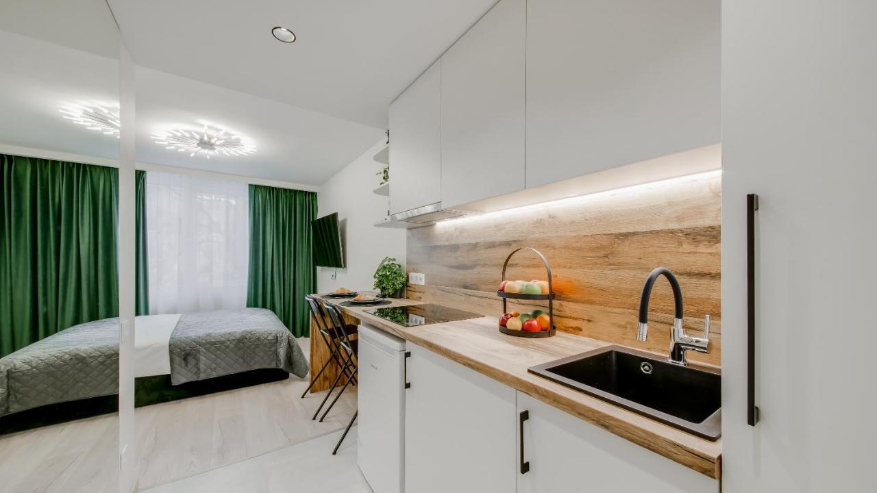 Stylish Apartment In Zverynas Wilna Exterior foto